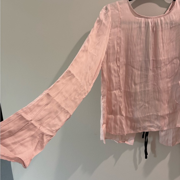 🆕 FREE PEOPLE Arabella Blouse in Blush - Picture 7 of 11